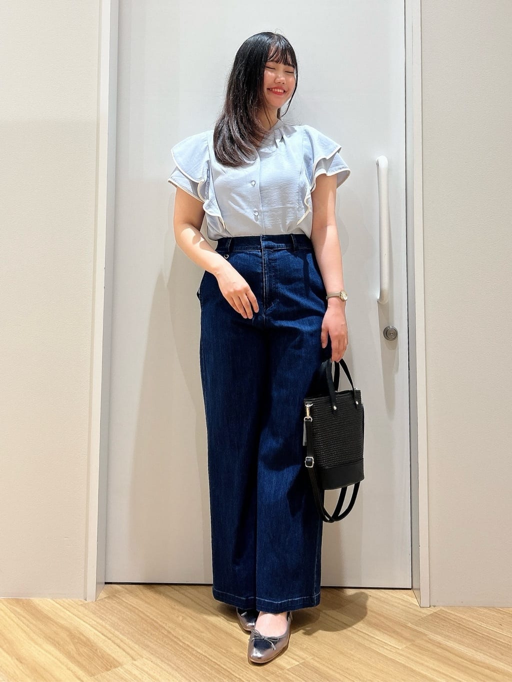 みいさんの「grove｜ブレード巾着2WAYトート」を使ったコーディネート