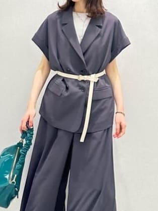 Miwaさんの「UNTITLED｜【古畑星夏さん着用/本革 旬トレンド】ナローベルト」を使ったコーディネート