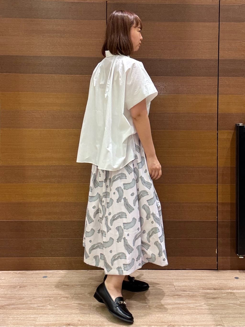 yumeさんの「OPAQUE.CLIP｜《andGIRL掲載》リラクシーシャツ【洗濯機洗い可】」を使ったコーディネート