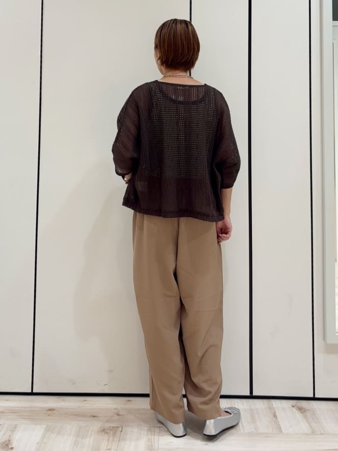 ｓａｔｏｍｉさんの「SHOO･LA･RUE｜【洗える/S-LL】首元きれい テレコリブタンクトップ」を使ったコーディネート