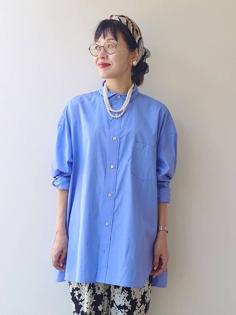 MUTSUKOさんの「UNTITLED｜【TICCA】スクエアビッグシャツ」を使ったコーディネート