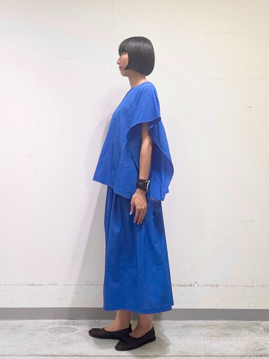 naoさんの「INDIVI｜【体型カバー】スクエアブラウス」を使ったコーディネート
