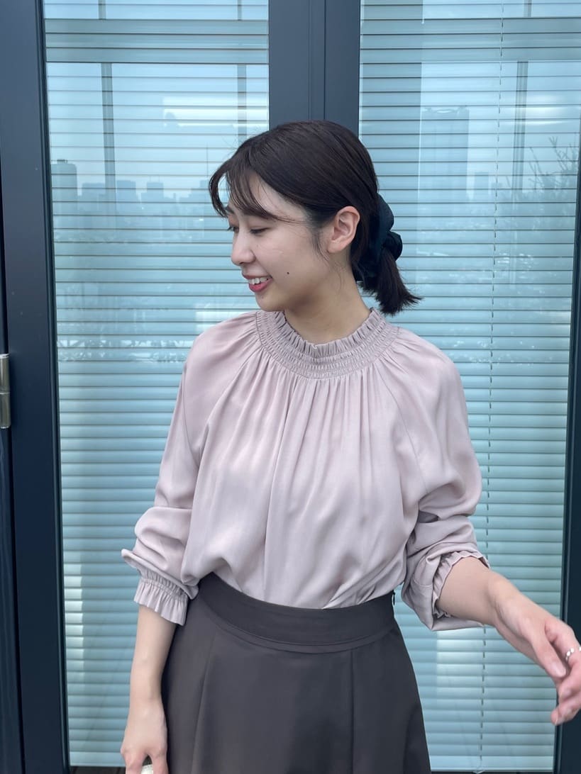 abeさんの「Couture brooch｜【マシンウォッシャブル・美シルエット】裾シアーフレアスカート」を使ったコーディネート