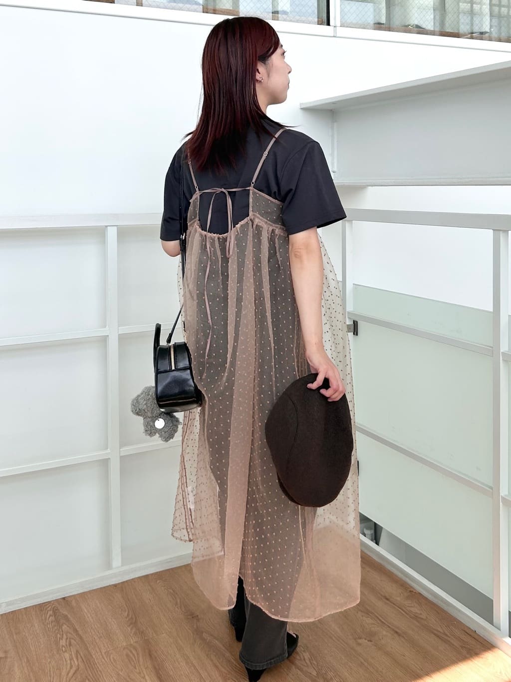 RINAさんの「OPAQUE.CLIP｜ロゴプリントTシャツ【洗濯機洗い可】」を使ったコーディネート