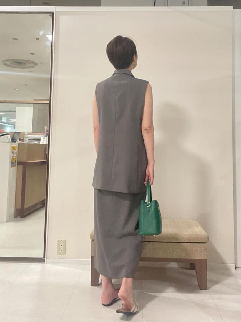 IWAMOさんの「UNTITLED｜【セットアップ可/洗える】スラブテーラードカラージレ」を使ったコーディネート