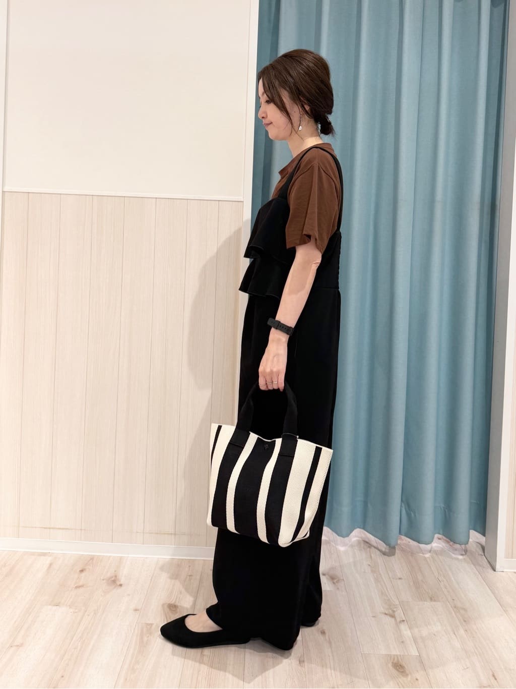 長女さんの「SHOO･LA･RUE｜【S-LL/ひんやり/UV】選べる6柄でそれぞれ欲しくなる プリントTシャツ」を使ったコーディネート