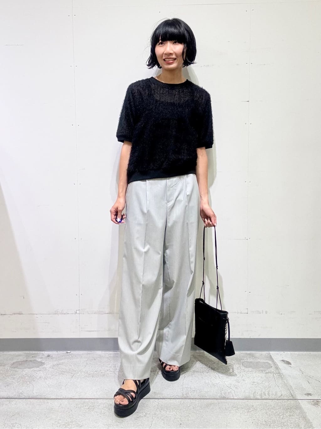 naoさんの「INDIVI｜ヘアリージャカードトップス」を使ったコーディネート