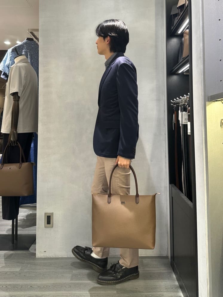 kotonaさんの「TAKEO KIKUCHI｜ピンジャージ 千鳥 ジャケット」を使ったコーディネート