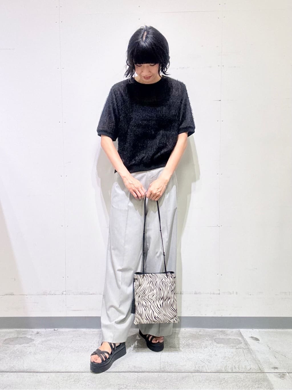 naoさんの「INDIVI｜ヘアリージャカードトップス」を使ったコーディネート