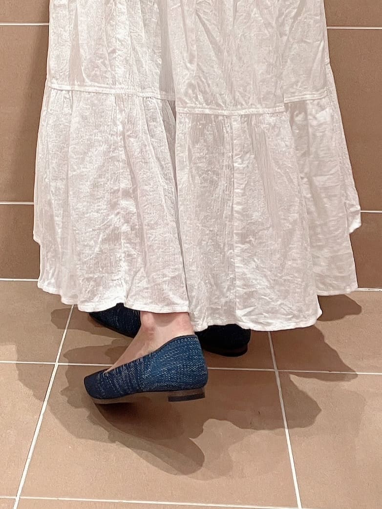Ｋさんの「ESPERANZA｜Oito和紙フラットパンプス」を使ったコーディネート