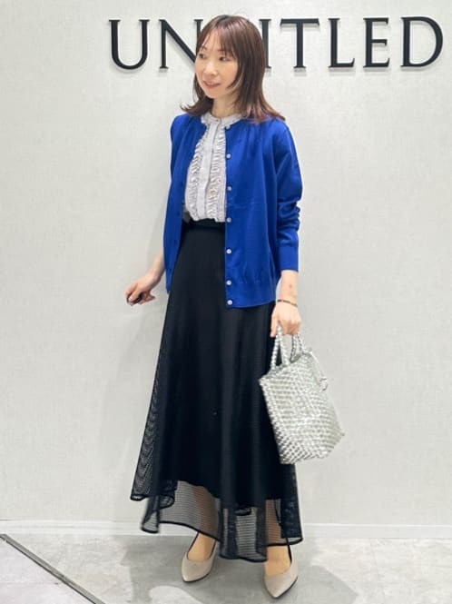 Miwaさんの「UNTITLED｜フープトップネックレス」を使ったコーディネート