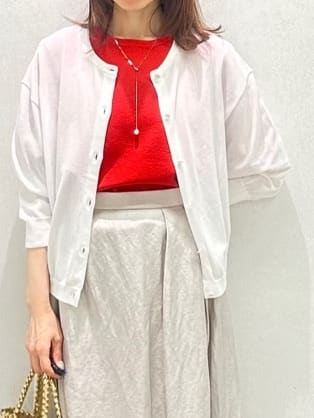 Miwaさんの「UNTITLED｜メタリックメッシュトート」を使ったコーディネート