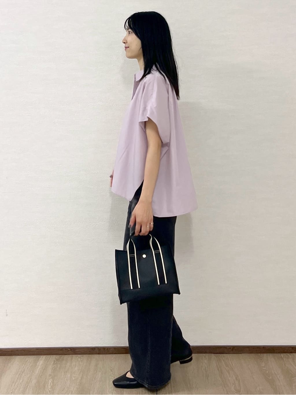 sachikoさんの「OPAQUE.CLIP｜《andGIRL掲載》リラクシーシャツ【洗濯機洗い可】」を使ったコーディネート