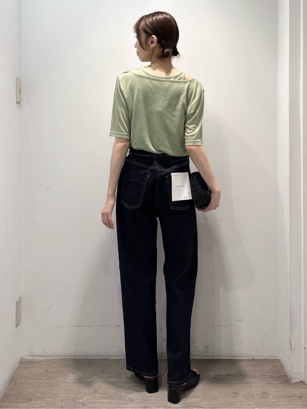 ぶまりんさんの「OPAQUE.CLIP｜シアーリブレイヤードカットソー【洗濯機洗い可】」を使ったコーディネート