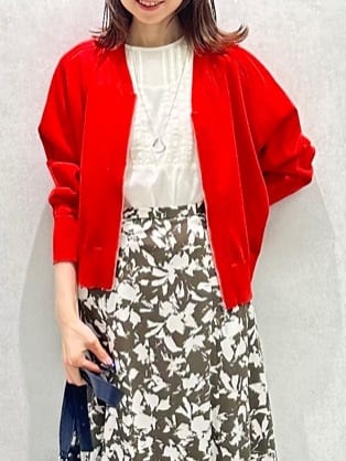 Miwaさんの「UNTITLED｜リーベルラメベア天竺プルオーバファブリック」を使ったコーディネート