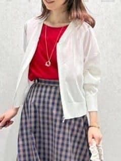 Miwaさんの「UNTITLED｜フープトップネックレス」を使ったコーディネート