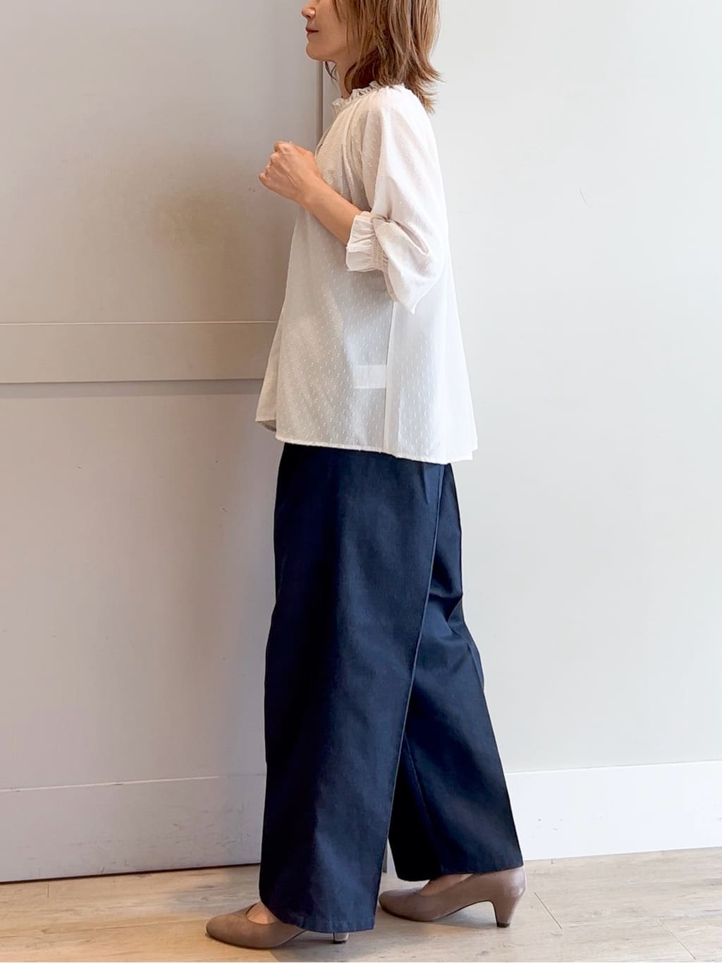 yamakoさんの「grove｜【2点SET/体型カバー】夏から秋まで着まわせる！プリーツビスチェセットアップ」を使ったコーディネート