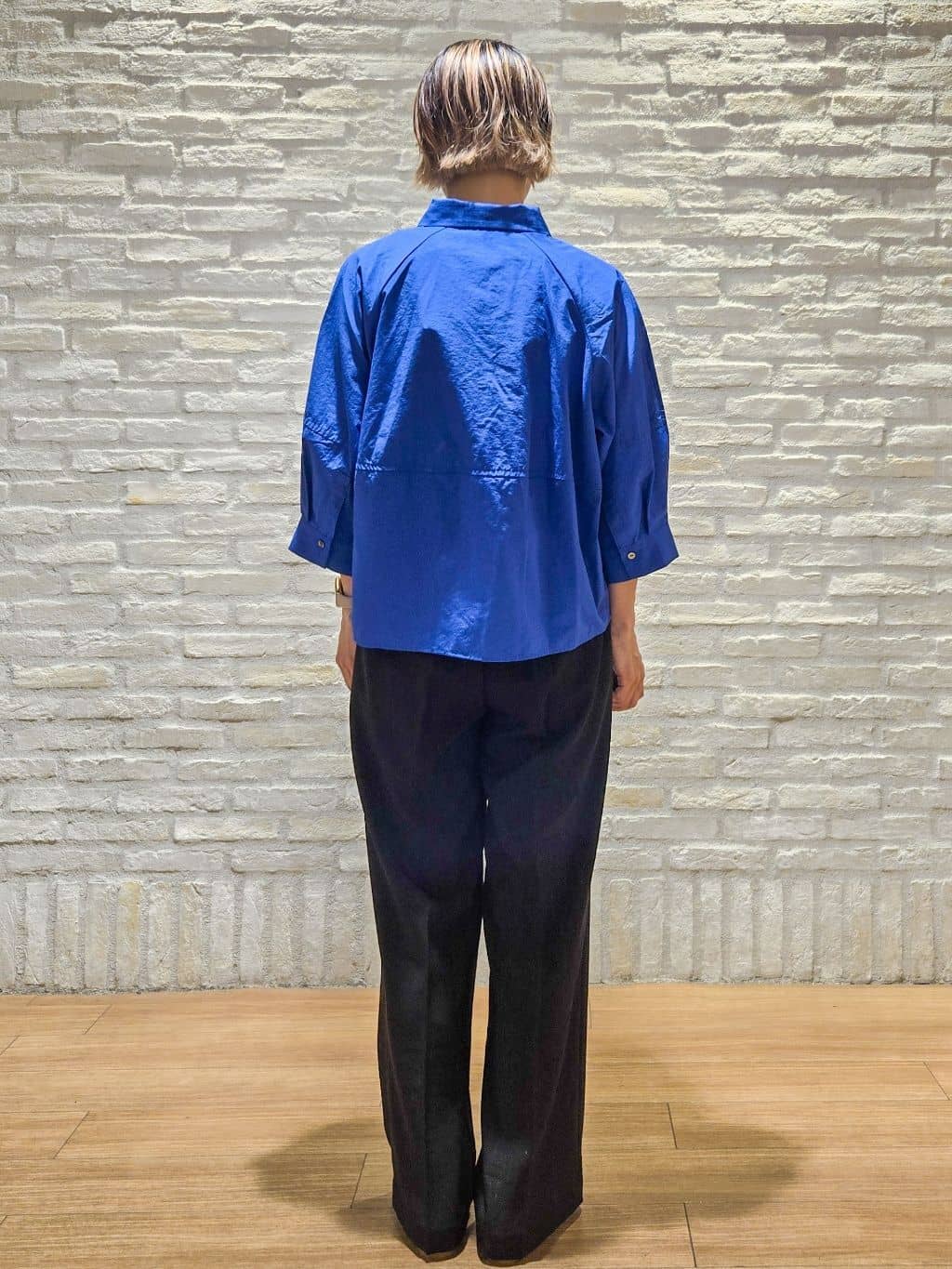 yoshimiさんの「OPAQUE.CLIP｜切替フォルムシャツ【洗濯機洗い可】」を使ったコーディネート