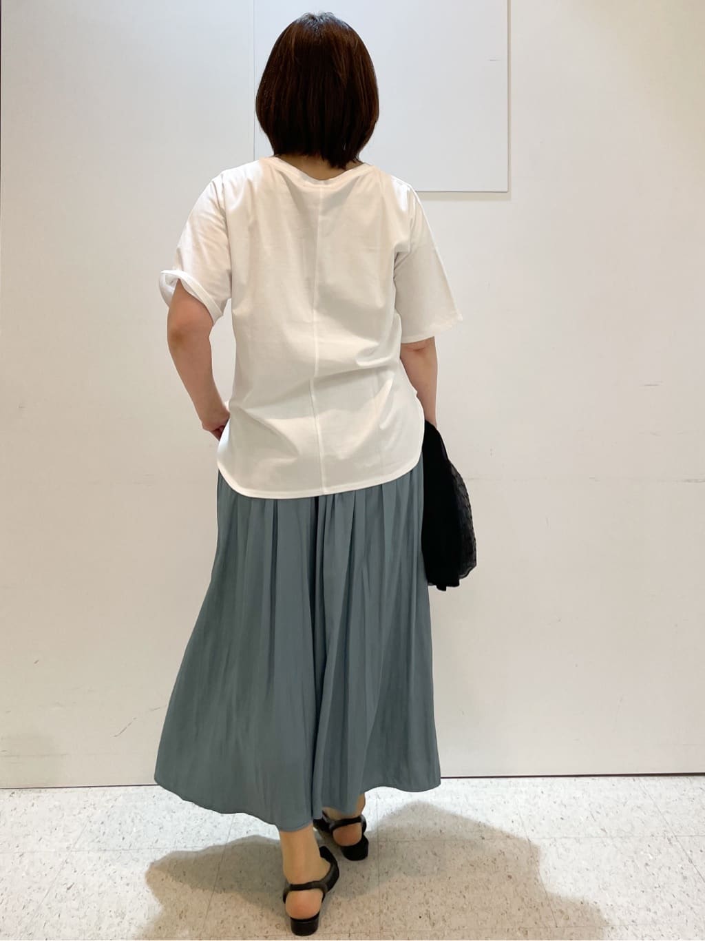 めいさんの「Reflect｜【ウエストゴム仕様／長く着られる◎】スカーチョパンツ」を使ったコーディネート