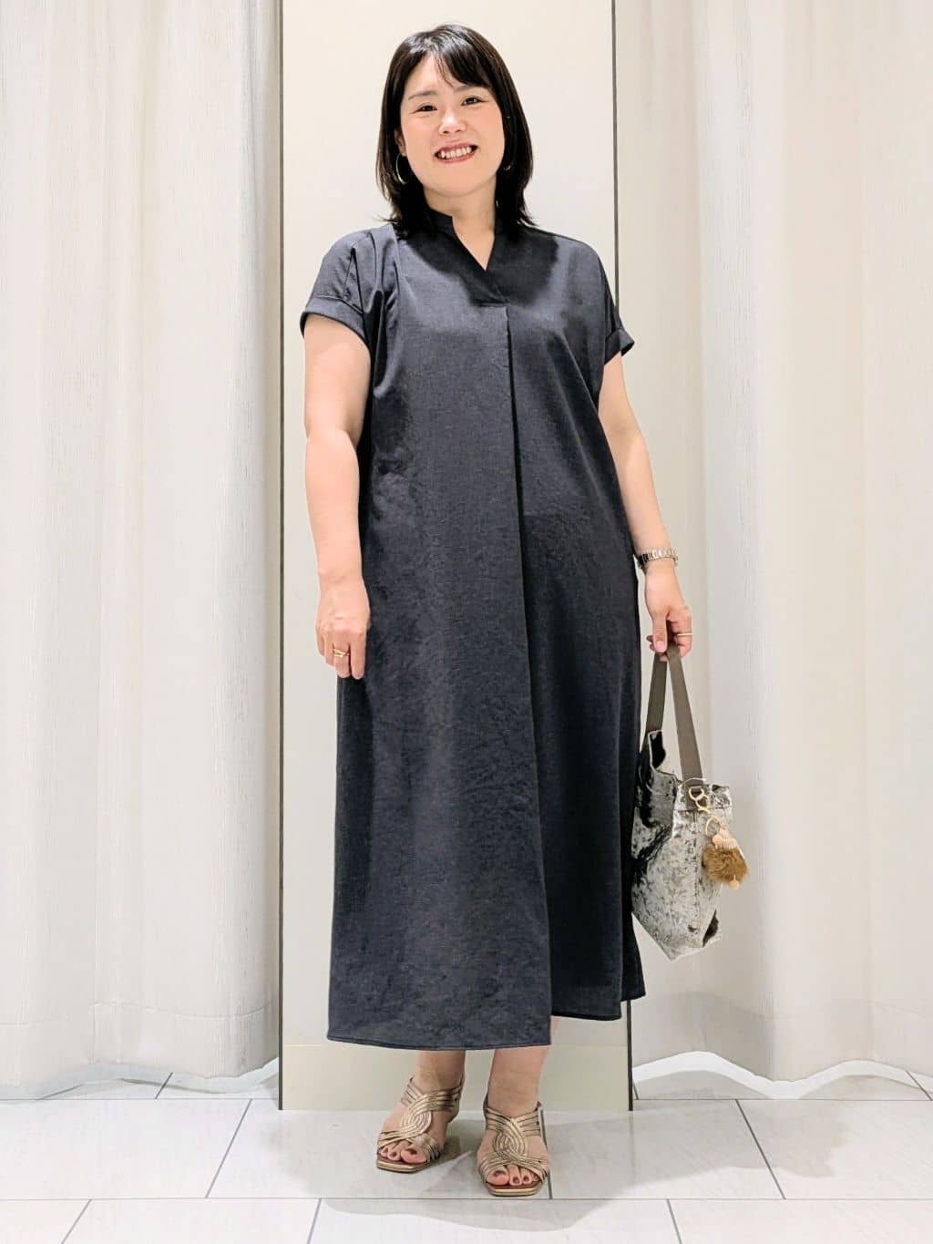 Onumaさんの「UNTITLED｜【UV/はっ水】リラククールワンピース」を使ったコーディネート