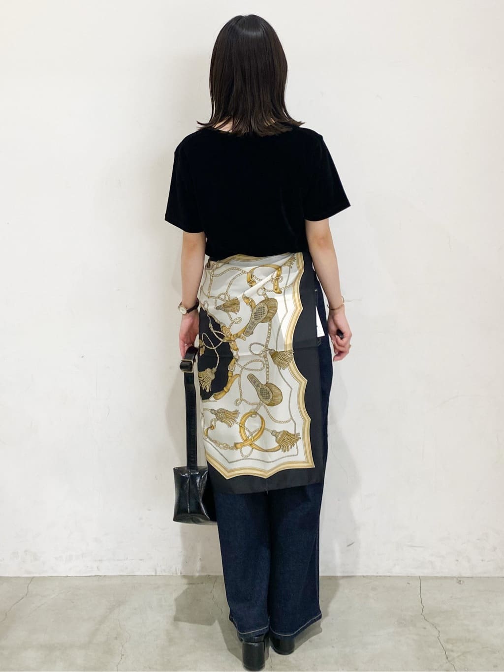 haruさんの「OPAQUE.CLIP｜フロッキーチュールTシャツ【洗濯機洗い可】」を使ったコーディネート