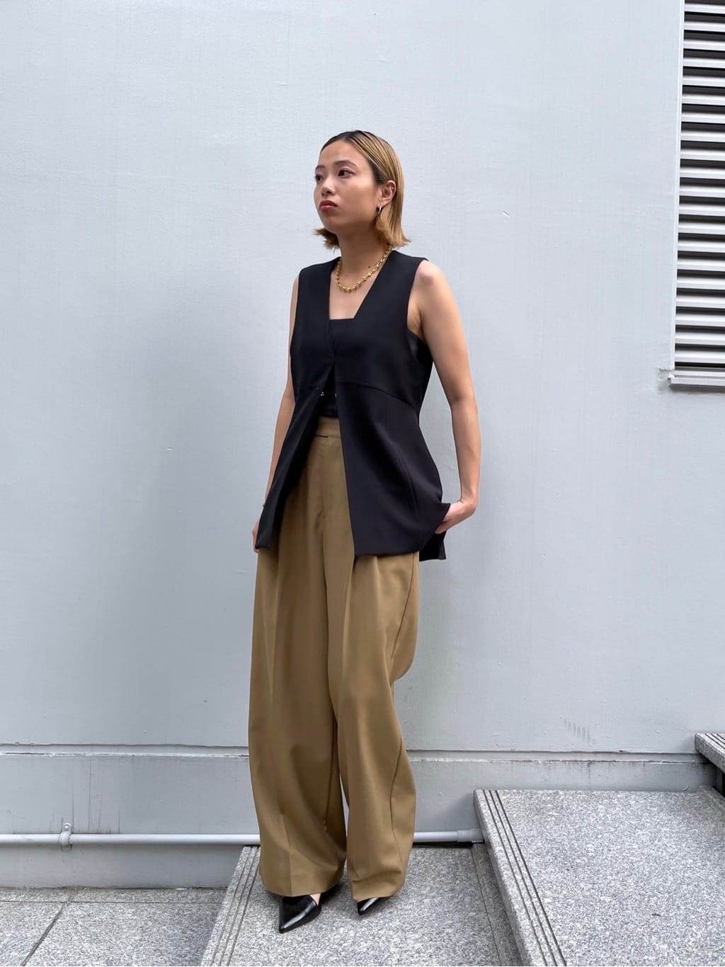 Harukaさんの「INDIVI｜Timeless｜モードスラックス」を使ったコーディネート