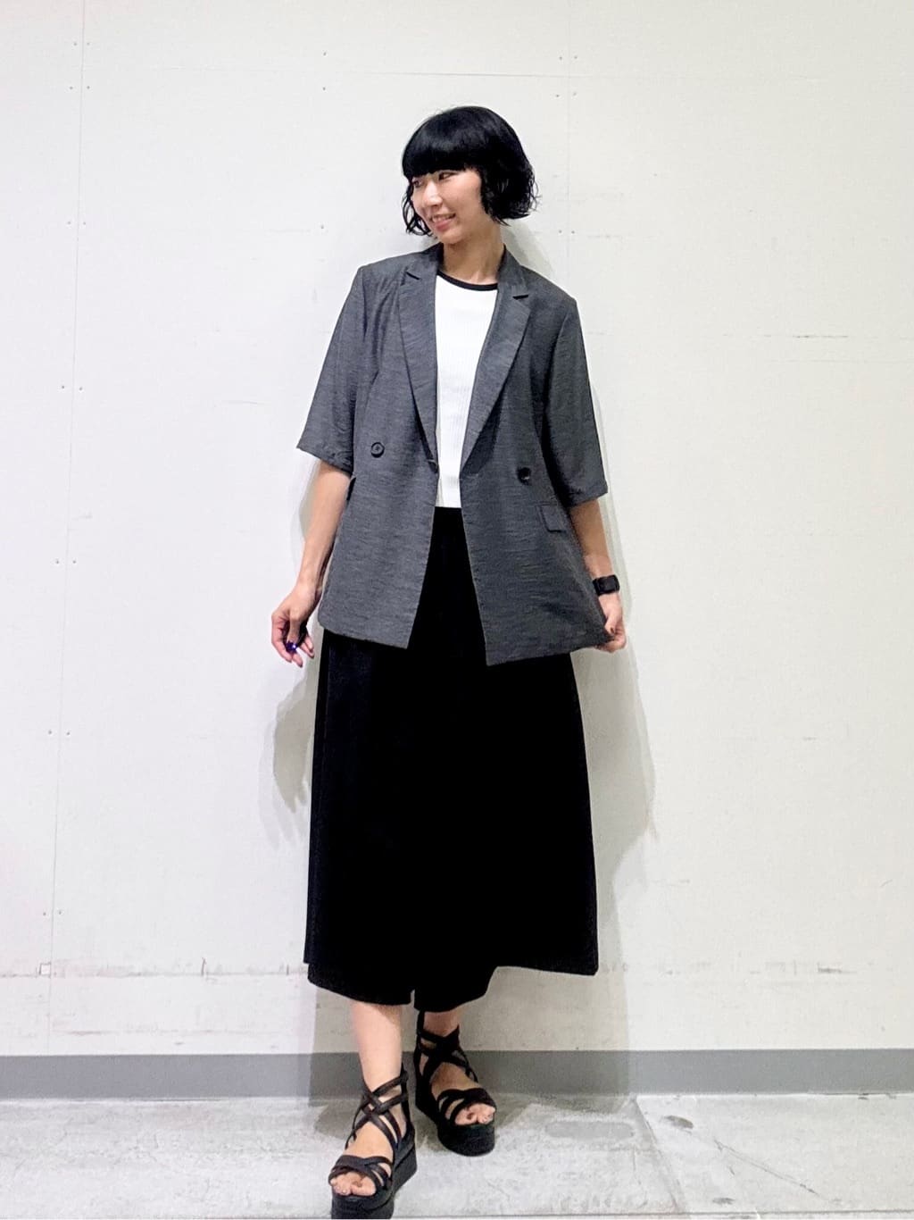 naoさんの「INDIVI｜ライトダブルジャケット」を使ったコーディネート