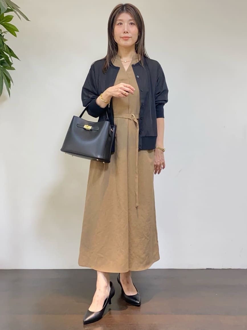 tomoさんの「UNTITLED｜【UV/はっ水】リラククールワンピース」を使ったコーディネート