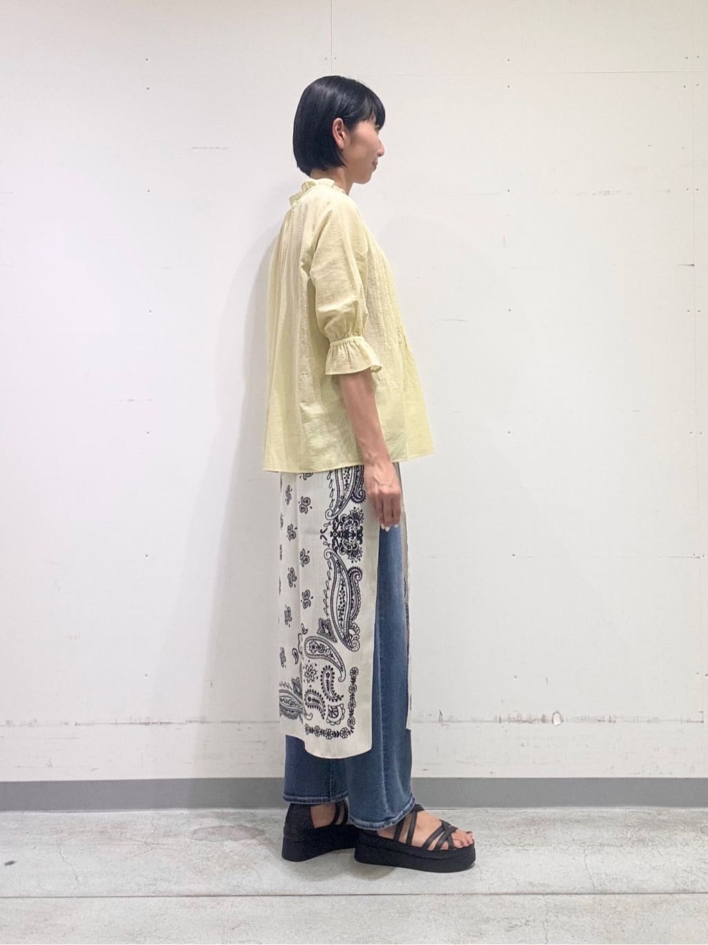 naoさんの「INDIVI｜【洗える/コットン】ピンタックシアーブラウス」を使ったコーディネート