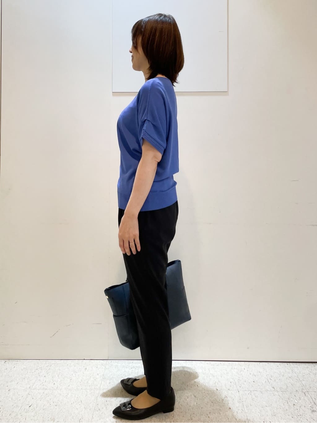 めいさんの「Reflect｜【選べる7色◎／手洗い可／二の腕カバー】半袖ニット」を使ったコーディネート