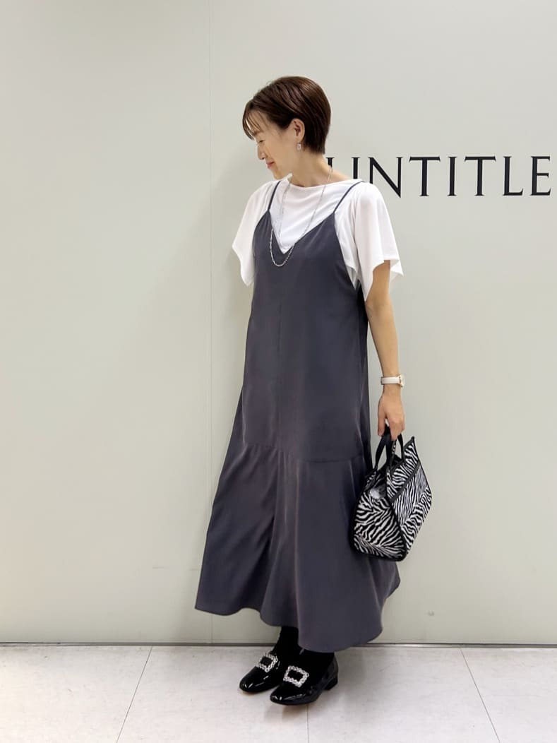 Mikiさんの「UNTITLED｜【きれいめ／接触冷感／日本製】ハンカチスリーブプルオーバー」を使ったコーディネート