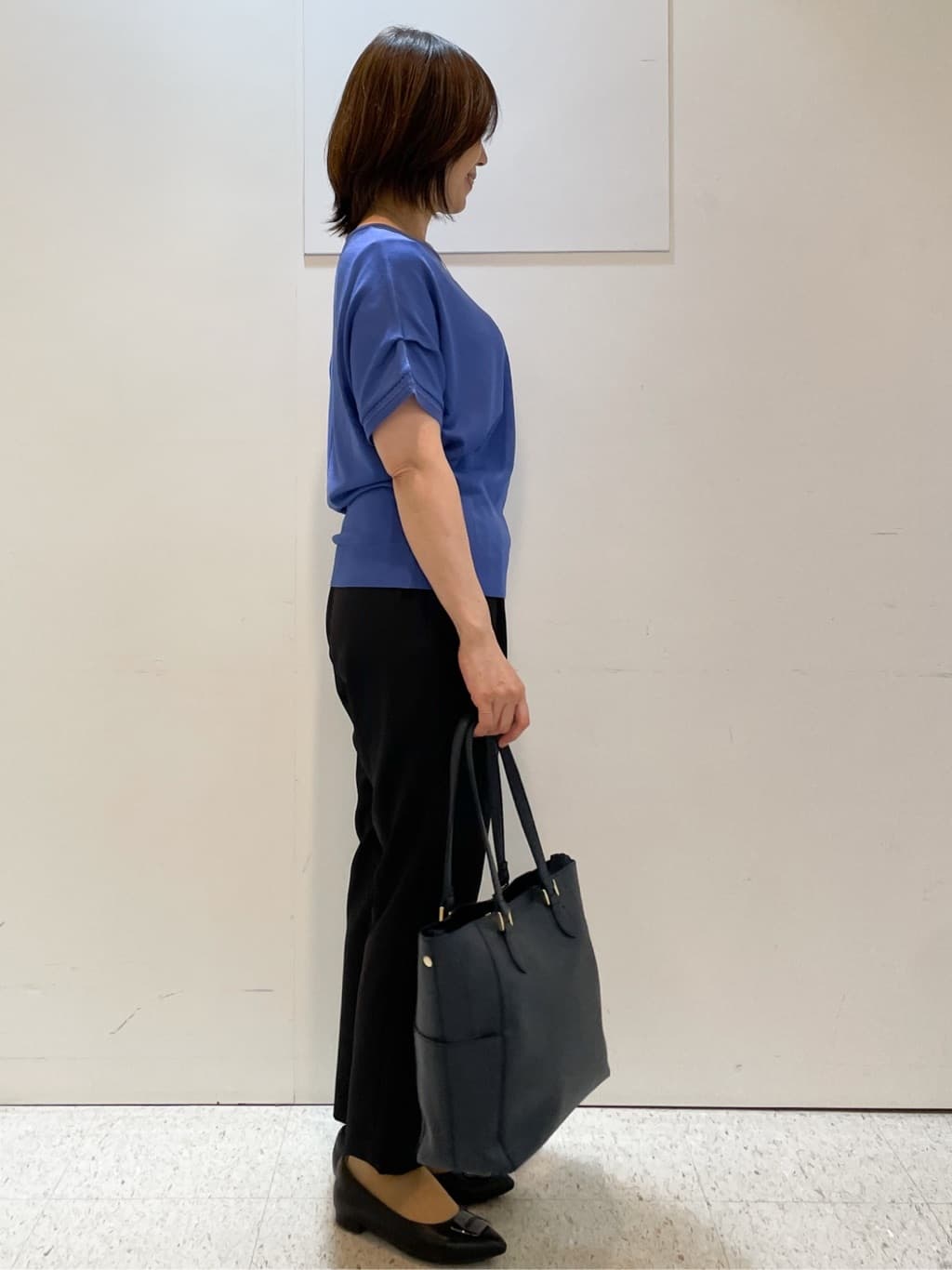 めいさんの「Reflect｜【選べる7色◎／手洗い可／二の腕カバー】半袖ニット」を使ったコーディネート