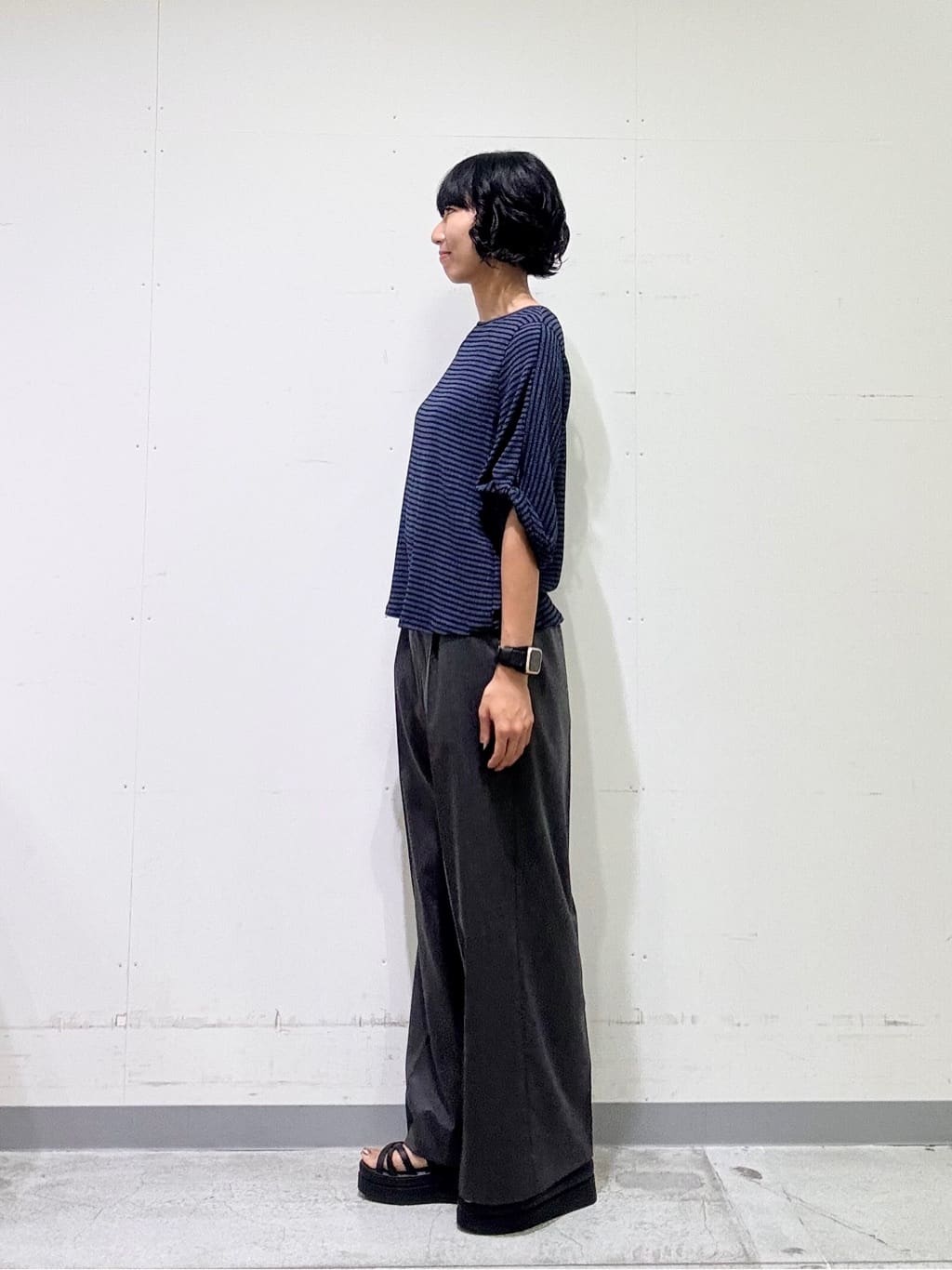 naoさんの「INDIVI｜【軽く羽織れる！】ダブルジャケット」を使ったコーディネート
