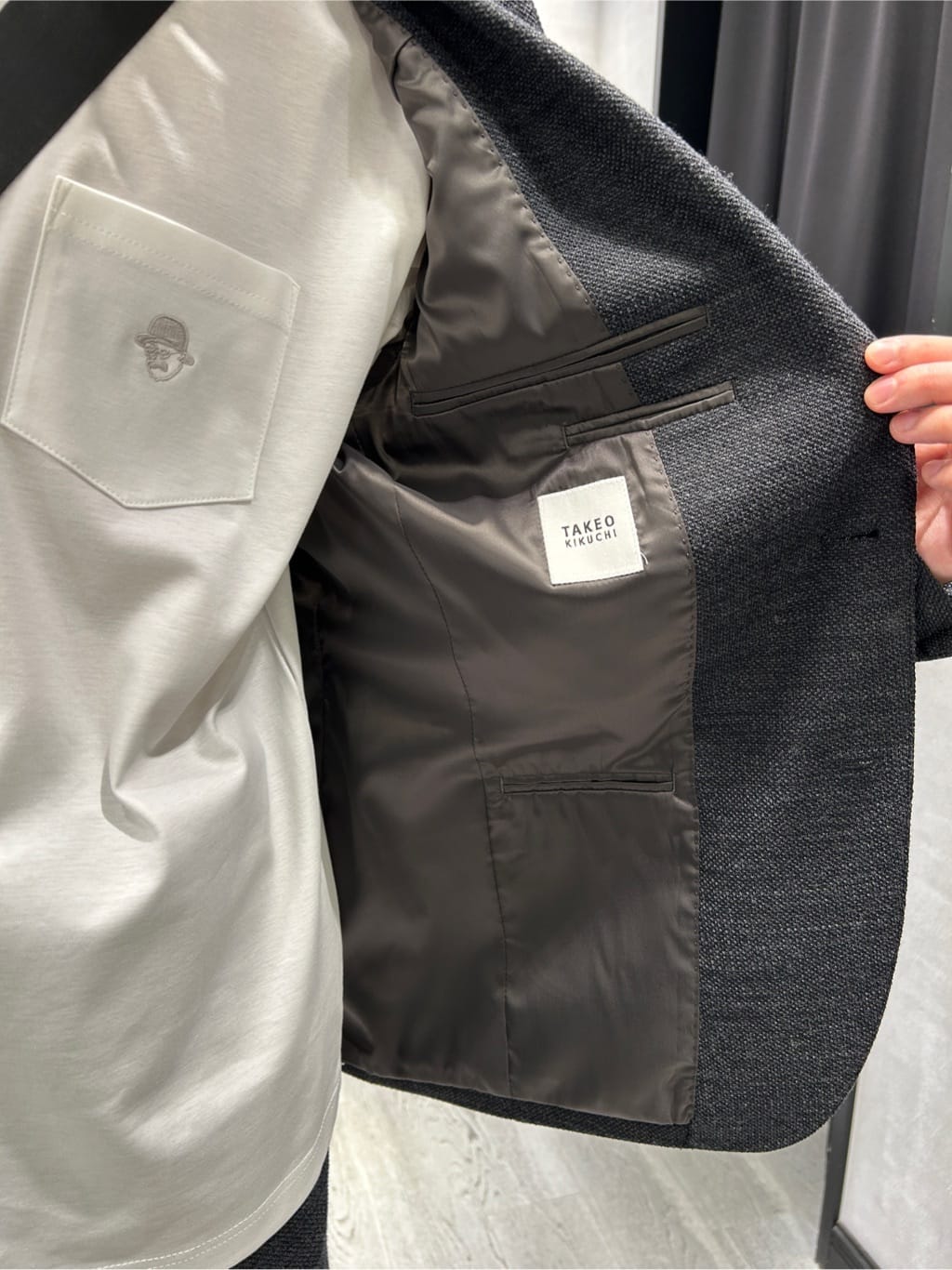 ruiさんの「TAKEO KIKUCHI｜【Sサイズ～】ラッセルメッシュ パンツ」を使ったコーディネート