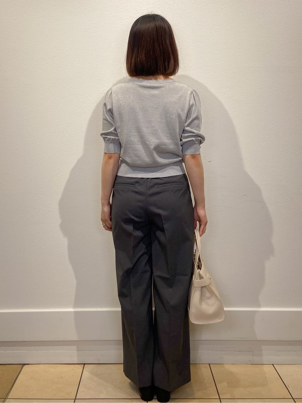 kimiさんの「index｜ストレッチ2タックワイドパンツ【洗濯機洗い可／接触冷感／吸水速乾】」を使ったコーディネート
