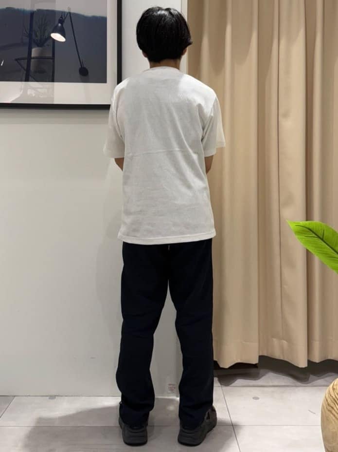 はさんの「THE SHOP TK｜パターンジャカード半袖Tシャツ【洗濯機OK】」を使ったコーディネート