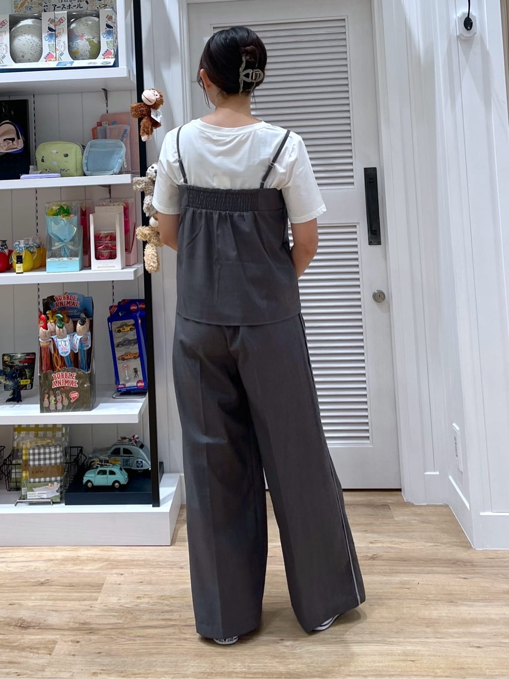 canaさんの「Dessin｜【洗える】チュール刺繍Tシャツ」を使ったコーディネート