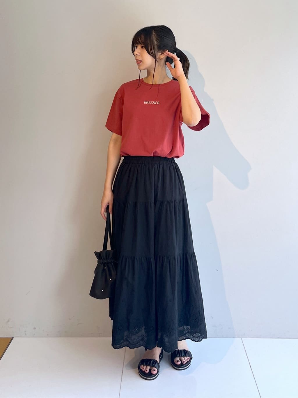 cotaniさんの「SHOO･LA･RUE｜【S-LL/ひんやり/UV】選べる6柄でそれぞれ欲しくなる プリントTシャツ」を使ったコーディネート