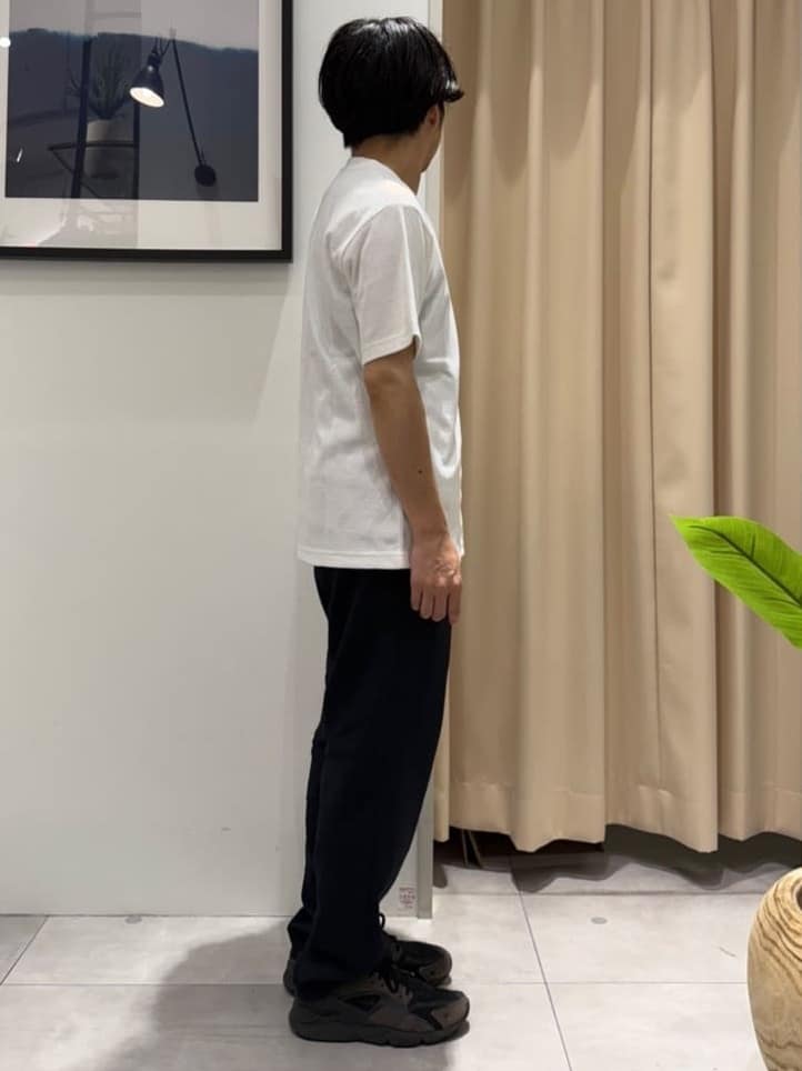 はさんの「THE SHOP TK｜パターンジャカード半袖Tシャツ【洗濯機OK】」を使ったコーディネート