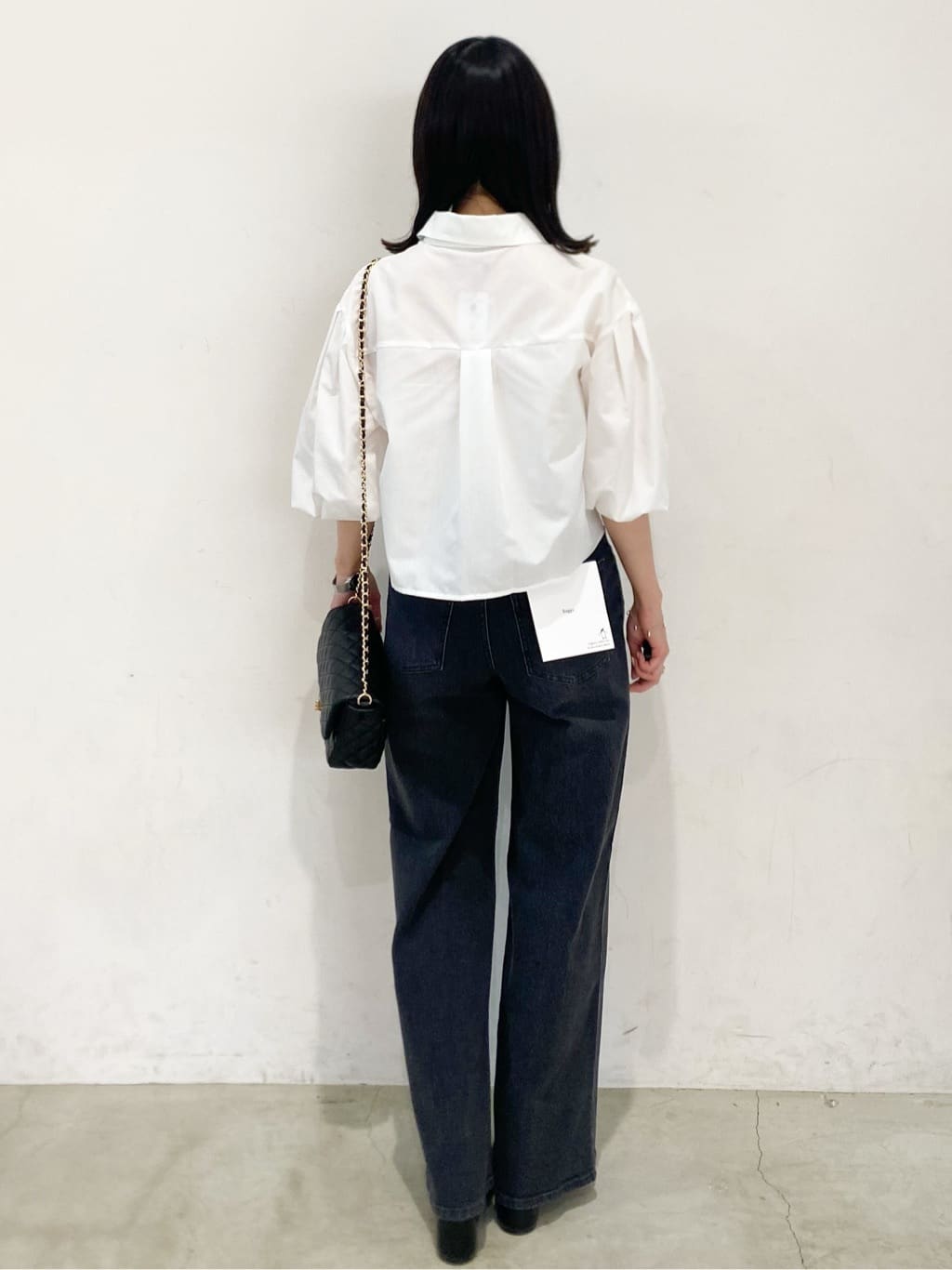 haruさんの「OPAQUE.CLIP｜バルーンスリーブシャツ【洗濯機洗い可】」を使ったコーディネート