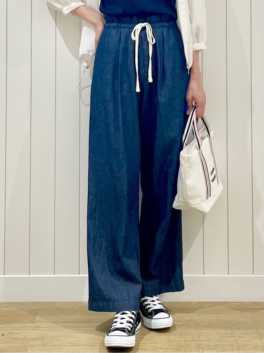 uwatokoさんの「Dessin｜【洗える】メッシュシアージャケット」を使ったコーディネート