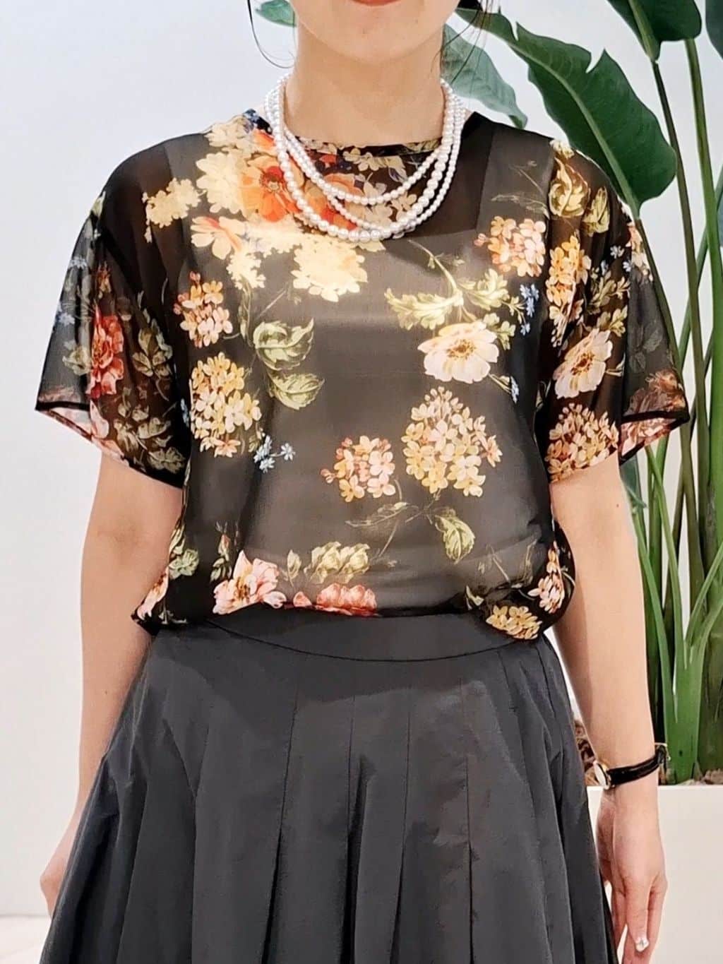 YuKaRiさんの「UNTITLED｜【洗える/日本製】ベアトップ風キャミソール」を使ったコーディネート