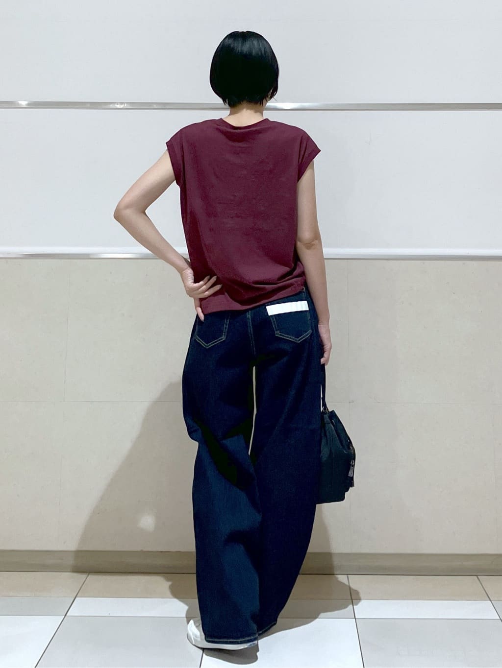 eriko さんの「Dessin｜【洗える】デニムカーブパンツ」を使ったコーディネート