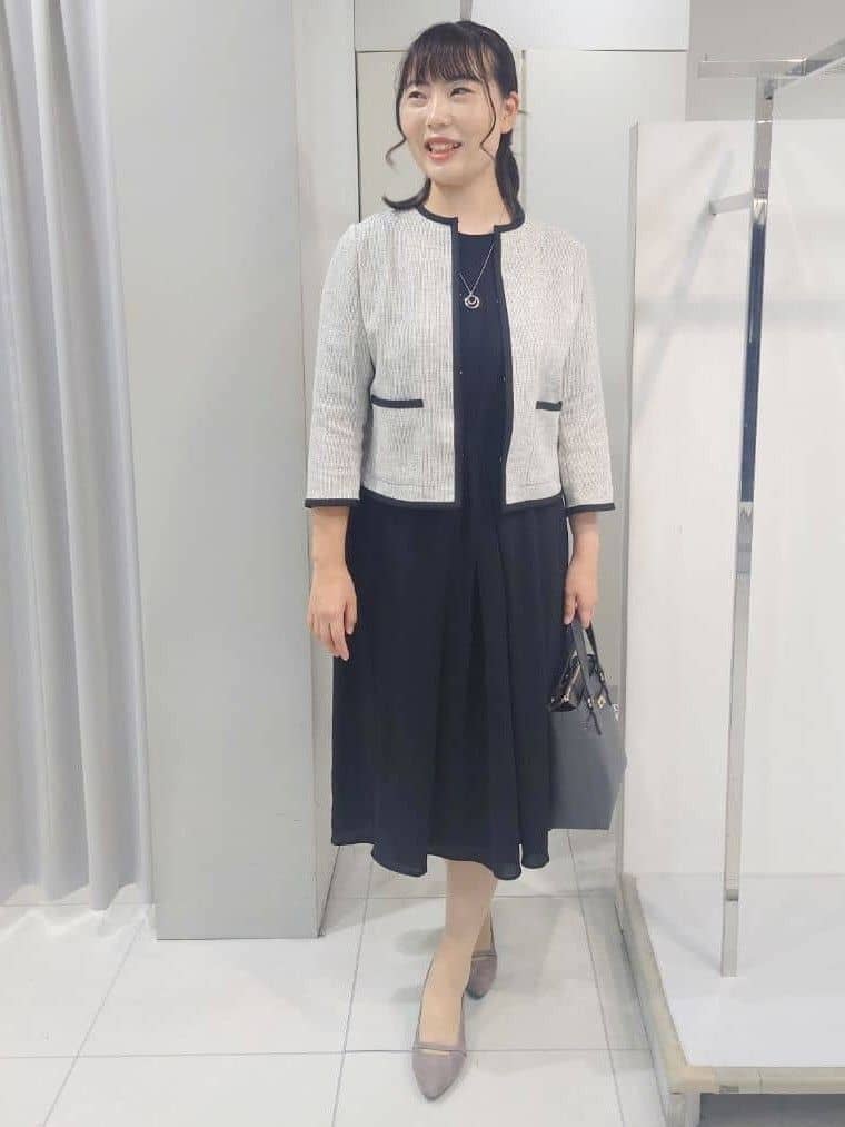 AZUSAさんの「Reflect｜【吸水速乾／防しわ】シルキープリーツワンピース」を使ったコーディネート