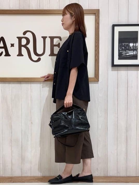 みきぽんさんの「SHOO･LA･RUE｜【ひんやり/UV】キレイもすっきりも叶える マリン風ガウチョパンツ」を使ったコーディネート