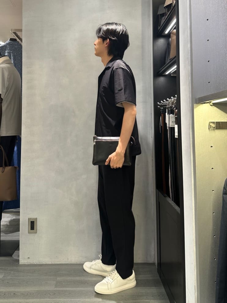 kotonaさんの「TAKEO KIKUCHI｜【COOL CITY WEAR】エアートール オープンカラーシャツ /接触冷感・通気性」を使ったコーディネート