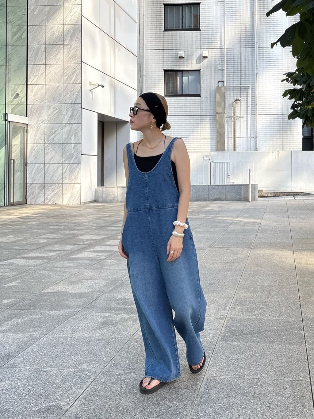 kotakiさんの「INDIVI｜デニムサロペット」を使ったコーディネート