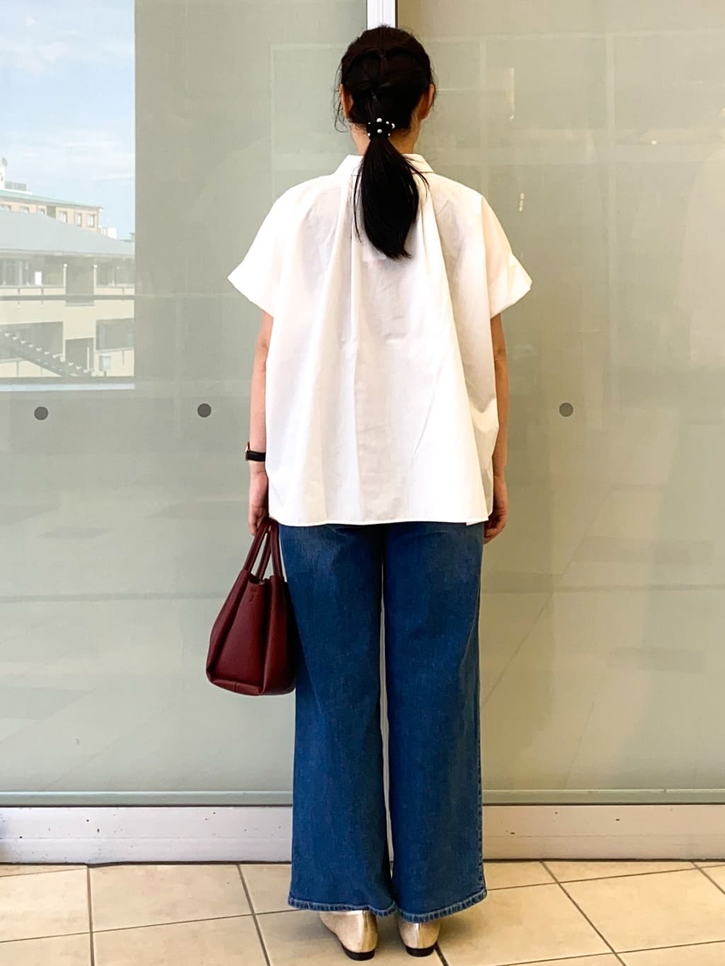 Jeanさんの「OPAQUE.CLIP｜《andGIRL掲載》リラクシーシャツ【洗濯機洗い可】」を使ったコーディネート