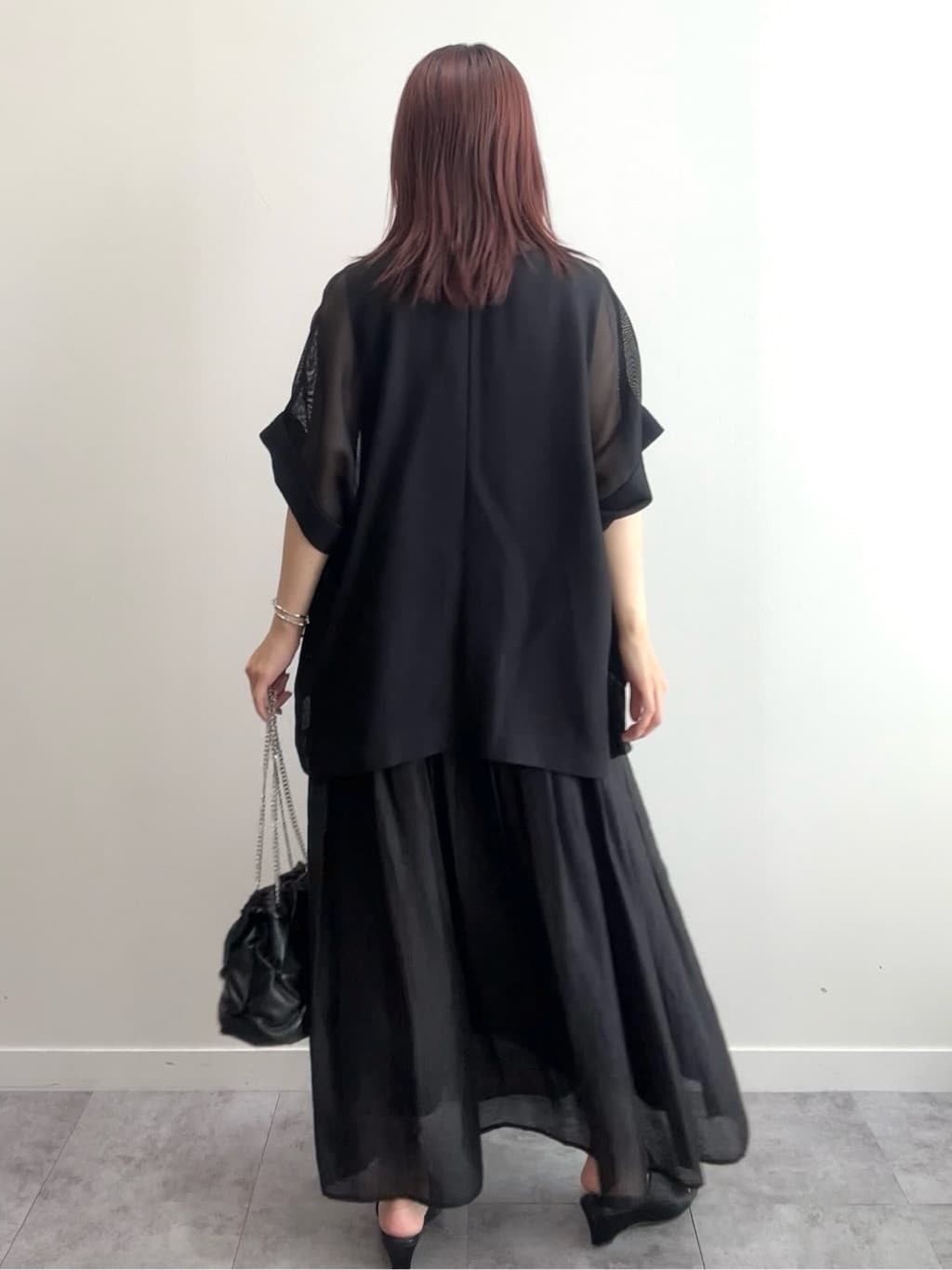 RINAさんの「OPAQUE.CLIP｜メッシュテーラードジャケット【洗濯機洗い可】」を使ったコーディネート