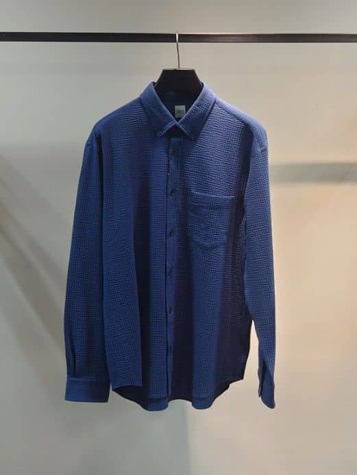 あまえびさんの「TAKEO KIKUCHI｜【抗菌防臭/シーズンレス】シアサッカー ジャージシャツ」を使ったコーディネート